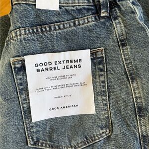 Good American Good Extreme Barrel Jeans